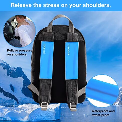 Gel Seat Belt Shoulder Pad Cover Car Interior Accessories Sweatproof Comfortable for Drivers Compatible with All Vehicles 2 Pcs in Kuwait