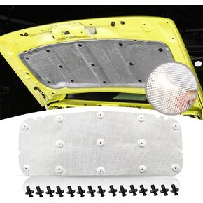 Aluminum Foil Heat Shield Mat Noise Insulation Cover Sound Deadener Pad for Suzuki Jimny 5-Door 2023 2024 2025 Soundproof Heat Insulation Engine Hood Accessories