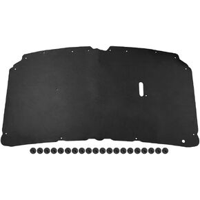 Hood Insulation Pad with Clips Compatible with Ford F250 F350 F450 Super Duty 1999-2007 for Ford Excursion 2000-2007, Truck Under Hood Insulation Pad Replacement