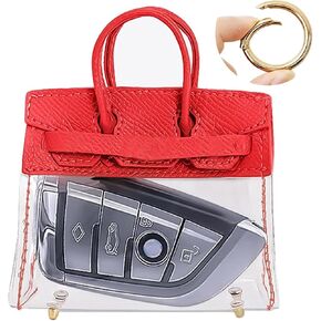 Mini Creative Handbag Design Car keychain,Women Car Key Bag Mini Handbag,Exquisite Transparent Small Handbag,Headphone Bags