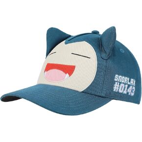 Pokémon Big Face Snorlax Adult Blue Traditional Adjustable Hat