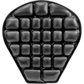 JFT Motorcycle Seat Cushion Air Pad, Pressure Relief Ride Motorcycle Air Cushion Saddles Compatible with Harley Davidson Motorcycle (Black)
