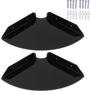 Corner Shelf Wall Mounted, 2 PCS Corner Floating Shelves Corner Shelf Floating Small Corners Floating Shelfs Wall Storage Display Shelves Acrylic for Living Room Bedroom Bathroom Kitchen