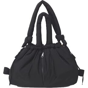 New Puffy Tote Bag for Women Soft & Lightweight Puffer Women Handbag Large Puffy Lady's Bag Backpack Shoulder Bag