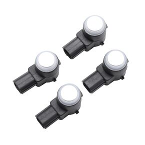 4 Pcs Bumper Backup Parking Sensor for Chevrolet Silverado for GMC Sierra 1500 2500 HD 2007-2013 Reverse Parking Assist Sensor No.15239247 Silver Tone