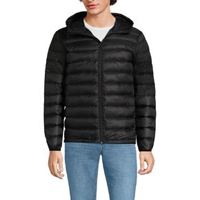 Lands' End Men's Wanderweight Ultralight Packable Hooded Down Jacket in Saudi Arabia