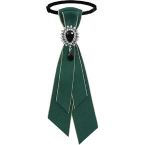 Bow Tie for Women Pre Tied Adjustable Womens Tie Clip on Ties for School Uniform Graduation Wedding