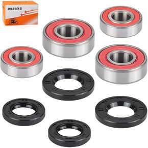 Both Front Wheel Bearing Seal Kits for Polaris Outlaw 450 500 525 2006-2011 Predator 500 2003-2007