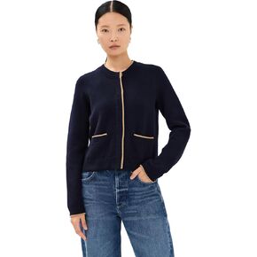 تباين Vince Women Terted Snap Cardigan