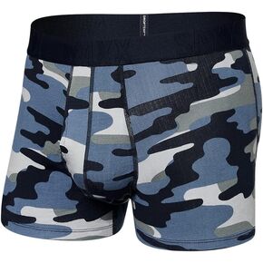SAXX Men's Underwear - Droptemp Cooling Cotton Trunk Fly with Built-in Pouch Support - Underwear for Men Black in Saudi Arabia