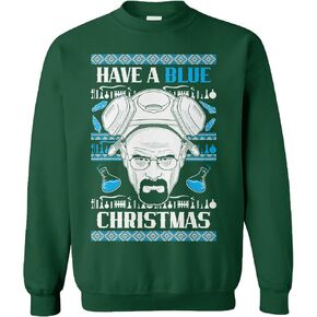 Haase Unlimited Have A Blue Christmas - Ugly Sweater Pattern Unisex Crewneck Sweatshirt in Kuwait
