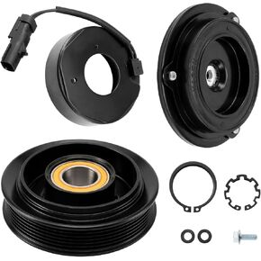 Torchbeam 78398 AC Compressor Clutch Kit Fit for Ram 1500 2003-2008 5.7L, Ram 2500 2003-2008 5.7L, Ram 3500 2003-2008 5.7L, Replace 10000667, 0610084, 638848, CS20105, 6511694, 140132NEW, 2011277