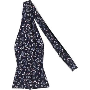Jacob Alexander Men's Ditsy Floral Pattern Traditional Freestyle Self-Tie Bow Tie