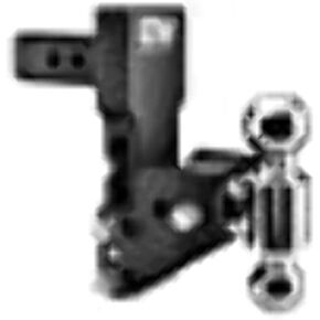 B&W Trailer Hitches MultiPro Tow & Stow Adjustable Trailer Hitch Ball Mount Compatible with MultiPro Tailgate - Fits 2" Receiver, Dual Ball (2" x 2-5/16"), 4.5" Drop, 10,000 GTW -TS10065BMP
