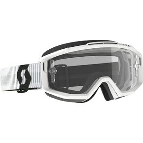 SCOTT 285537-0002113 Split OTG Goggle, White with Clear Works Lens