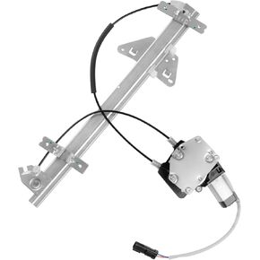 741-648 Front Right Passenger Side Power Window Regulator and Motor Assembly Compatible with Dodge Dakota 2000-2004/ Dodge Durango 1998-2003 (Crew Cap Only, Cable Operated), Replace OE 5066430AC