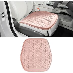 Gel Car Seat Cushion, Non-Slip & Comfortable Automotive Chair Protector Pad for Driving, Breathable Vehicle Interior Mat Cover Accessories, Universal for SUV Sedan Truck (Black)