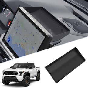 Sktu 2024 2025 Tacoma Dashboard Storage Box لـ 2024+ Tacoma (محدودة/trailhunter/trd pro) خلف شاشة منظم 2024 2025 تاكوما الملحقات 2024 2025 Tacoma Dashboard Tray [14 بوصة فقط]