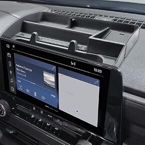 Dashboard Storage Organizer Tray Compatible with Chevy Colorado/GMC Canyon 2023 2024 2025 Accessories, Dash Board Phone Holder Dash Mounted Storage Tray Container Box Behind Screen