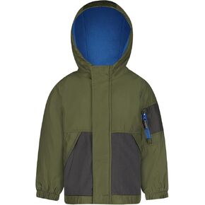 OSHKOSH B'GOSH Boys' Midweight Jersey Lined Hooded Jacket with Zipper Pocket