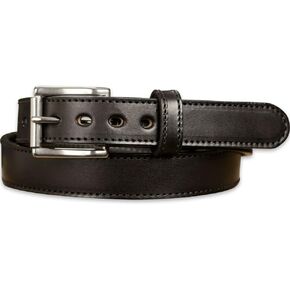 Bullhide Belts Mens Leather Belt, Genuine Full Grain Leather, Heavy-Duty Stitched Belts for Work,1.25" Wide, Made in the USA