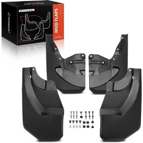 A-Premium Set of 4PCS Mud Flaps Splash Guards Mudguards Mudflaps with Hardware Kits Accessory Compatible with Lexus GX550 Overtrail 2024-2025, Front and Rear (Driver and Passenger Side)