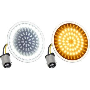 Benlari 81 LEDs Front Turn Signals, Turn Signal Light Fit for Harley Davidson Touring Street Glide Road Glide Road King Electra Glide Sportster Iron 883 Dyna Softail 1986-2024