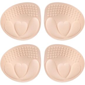 2 Pairs Bra Pad Inserts, 4cm Thick Breast Enhancers Insert for Push Up Removable Bra Cups Inserts for Women Dresses Swimsuits Bikini Sports