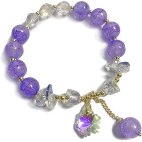 Crystal Bead Stretch Bracelet for Women - Blue,red,an excellent gift for birthdays, anniversaries for your loved ones Kaylee Bracelet