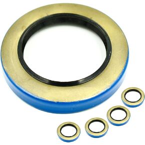 HD Switch (4 Pack) 10-10 21333TB Trailer Axle Double Lip Wheel Bearing Grease Seal 6000# 7000# 2.125" x 3.375" Camper Dexter ALKO Axel D42 5200-7000lb National 470972