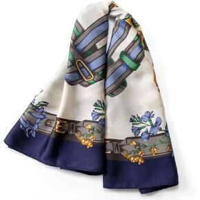 100% Mulberry Silk Scarf for Women for Neck, Large Bandana Square Satin Head Scarf for Hair 35"x35" in Saudi Arabia