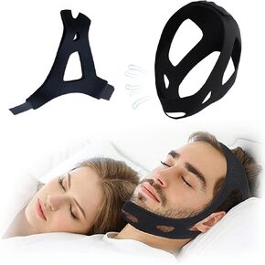 Chin Strap for Sleeping,CPAP Chin Strap,Chin Strap for CPAP Users,Anti Snoring Chin Strap with Adjustable Velcro, Anti Snoring Devices Breathable and Reusable.
