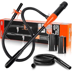 Portable Battery Operated Electric Transfer Pump for Fuel, Gas, Diesel, Water Transfer 2.4 GPM Flow Oil Extractor, Easy to Use Hand Fuel Pump Gas Can Pump