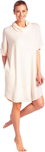 Softies Ultra Soft Dream Jersey Cowl Neck Lounger with Side Seam Pockets, Lightweight Fabric for Casual & Loungewear in Saudi Arabia