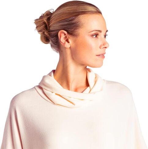 Softies Ultra Soft Dream Jersey Cowl Neck Lounger with Side Seam Pockets, Lightweight Fabric for Casual & Loungewear in Saudi Arabia