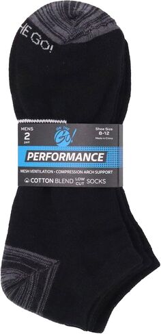 Men's Athletic Cotton Cushion Low-Cut Socks (6 Pair) in Saudi Arabia