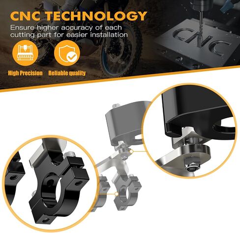Black Steering Stabilizer Bracket Steering Damping Mount Compatible with Yamaha Tenere 700 /XTZ700 2019-2024, Tenere 700 Rally Edition 2020-2024, Tenere 700 World Raid 2022, Aluminum, CNC in Saudi Arabia