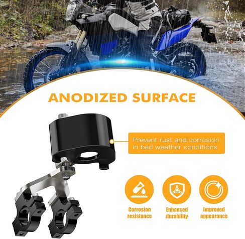 Black Steering Stabilizer Bracket Steering Damping Mount Compatible with Yamaha Tenere 700 /XTZ700 2019-2024, Tenere 700 Rally Edition 2020-2024, Tenere 700 World Raid 2022, Aluminum, CNC in Saudi Arabia