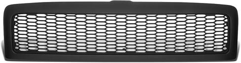 DNA MOTORING GRF-OH-005-MBK-1 ABS Honeycomb Mesh Style Front Bumper Grill Frame Compatible with 94-01 Ram 1500, 94-02 Ram 2500/3500, Matte Black in Saudi Arabia