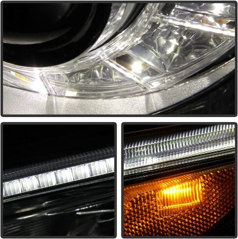 Acanii - لعام 2014-2022 Infiniti Q50 W/O AFS مصنع LED DRL Projector المصابيح الأمامية السائق والراكب in Saudi Arabia
