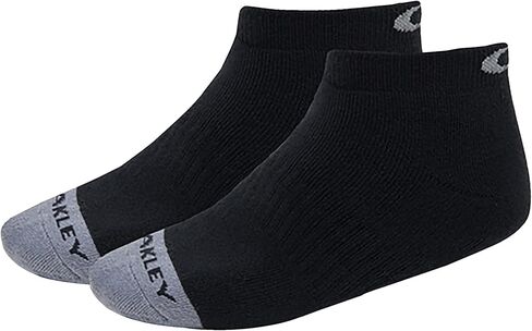 Oakley Black 5 Pack No Show Socks Cotton/Polyester Men's Large in Kuwait