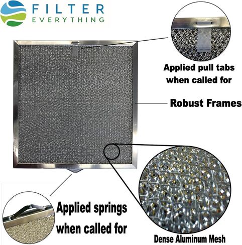 Replacement Range Hood Filter Compatible with Broan / Nutone Model S99010316 - 11-1/4 x 11-3/4 x 3/8 (2-Pack) in Saudi Arabia