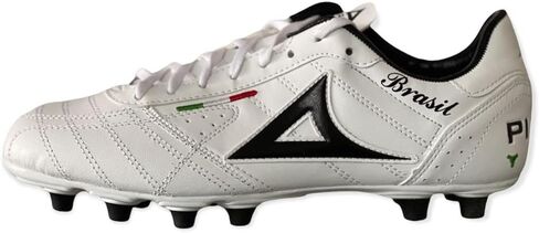 Pirma Brasil Men's Soccer Cleats 0501 Color White/Black Firm Ground in Saudi Arabia