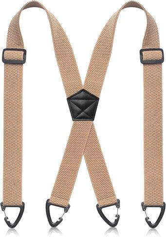 حمالات للرجال في الخدمة الثقيلة ، X Back Hidden Sumpender 1.5 "تحت الملابس ، حمالات العمل القابلة للتعديل للرجال نساء in Kuwait