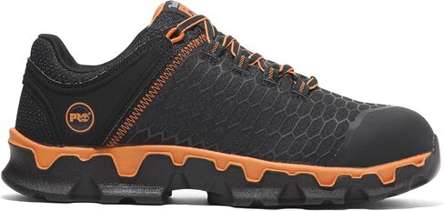 Timberland Men's Powertrain Sport Alloy Safety Toe Electrical Hazard AL, Black: Black Orange, 9 Wide in Saudi Arabia