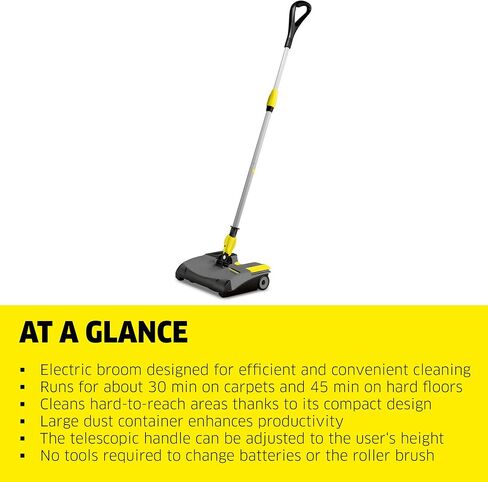 Karcher EB 30/1 Compact Floor Sweeper, Grey in Saudi Arabia