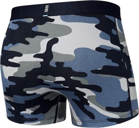 SAXX Men's Underwear - Droptemp Cooling Cotton Trunk Fly with Built-in Pouch Support - Underwear for Men Black in Kuwait