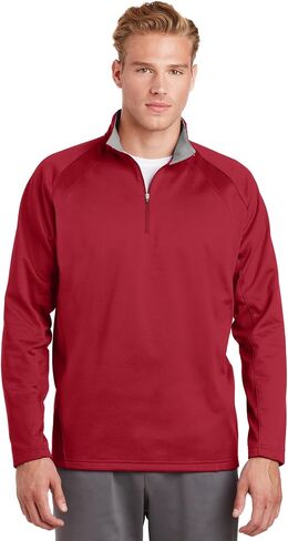 SPORT-TEK Men's Sport Wick 1/4 Zip Fleece Pullover in Saudi Arabia