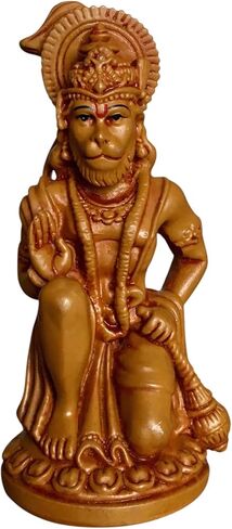Hanuman Statue 5.25-Inch | Lord Hanuman Idol Hindu Deity Sculpture | India Monkey God Figurine for Religious Prayer & Home Décor and Spiritual Gift in Saudi Arabia