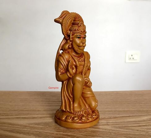 Hanuman Statue 5.25-Inch | Lord Hanuman Idol Hindu Deity Sculpture | India Monkey God Figurine for Religious Prayer & Home Décor and Spiritual Gift in Saudi Arabia